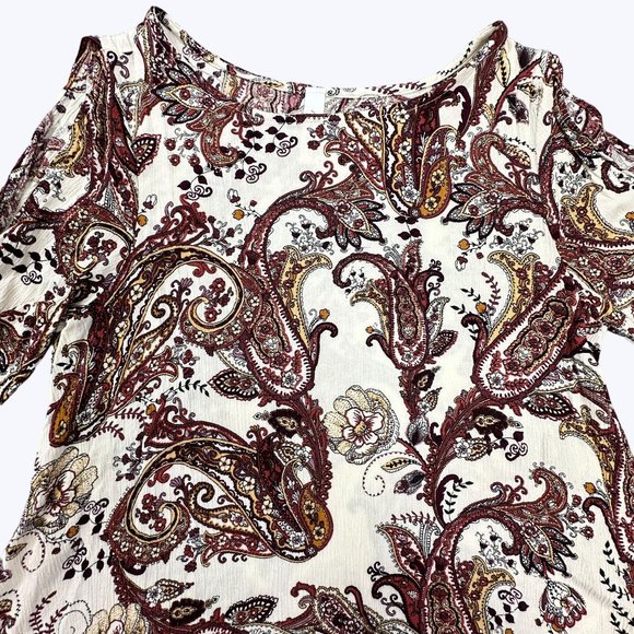 Red Lolly Blouse‎ Open Sleeve With Tie Detail Size Medium - Picture 4 of 8